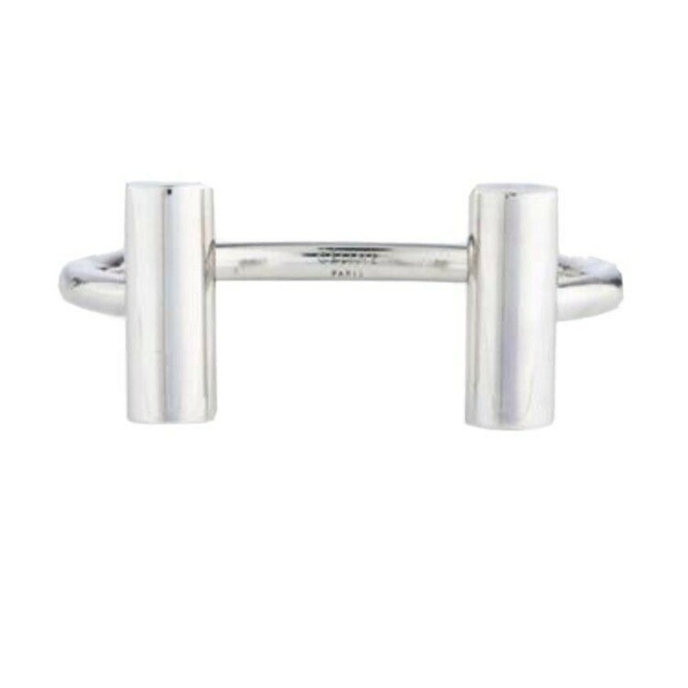 CELINE THIN SILVER BRACELET CUFF - New In Box